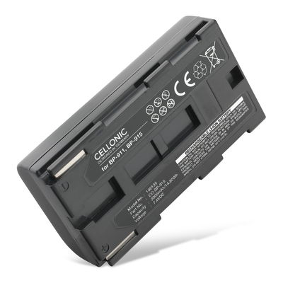 Batteri till Canon XF100 XL1 XH-A1 XM2 XL2 XM1 XL1S XF105 XL-H1 XH-G1 E-30 V60Hi MV1 V420, Phase One P25, P45, P65 BP-915 BP-945 BP-930 BP-911 BP-941 BP-927 BP-924 BP-914 (2000mAh, 7.4V) från CELLONIC