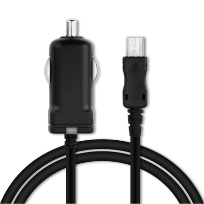 Mini USB billaddare f&ouml;r Vodafone v1230; SP1210; V1210; V1415; V1605; VDA V &ndash; 12V / 24V adapter f&ouml;r cigarett&auml;ndaruttag med 1.5m laddkabel fr&aring;n subtel