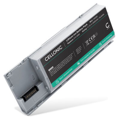 Batteri för Dell Latitude D630, D620, D630 ATG, D630c, PP18L, RD300, RD301, PC764, PD685 11.1V 4400mAh från CELLONIC