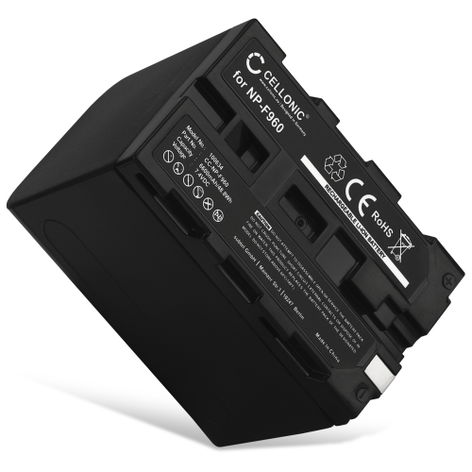 Batteri till Z Cam E2, E2 Cinematic Camera; Sony CCD-SC5 NP-F970 -F960 NP-F550 -F570 -F750 -F770 -F330 (6600mAh, 7.4V) från CELLONIC