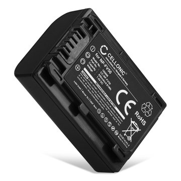 NP-FV50 NP-FV70 NP-FV100 Batteri för Sony FDR-AX33 AX53 AX100e HDR-PJ810 PJ530e PJ330e PJ260 HDR-CX625 CX190 CX220 CX250 CX280, 650mAh Kamera-ersättningsbatteri med lång batteritid