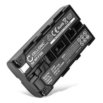 Batteri för Sony HDR-FX7e GV-D200 HDR-FX1000e NP-F550 -F330 -F75 2600mAh från CELLONIC
