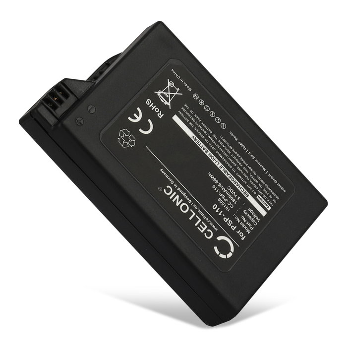 CELLONIC PSP-110 Batteri för Sony PSP-1000 / PSP-1004 Playstation, gamingkonsol, spelkonsol & handenhet - 1800mAh ersättningsbatteri , konsolbatteri