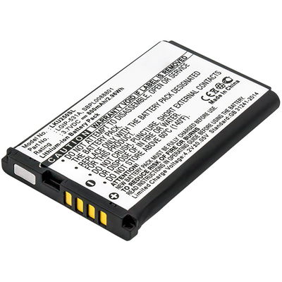 subtel LGIP-531A mobilbatteri för LG GM205 / T385, T500 / GS101 / GB102, GB110 / A170 / KU250 / KP130, KP170, KP235 med 3.7V, 800mAh - ersättningsbatteri med lång batteritid