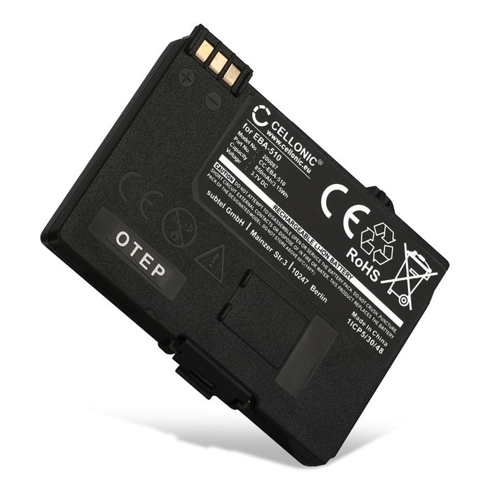 Batteri för Siemens Gigaset SL2, SL55, SL560, SL550, SL100, SL1, SL150, SL56 V30145-K1310-X250 (850mAh, 3.7V) från CELLONIC