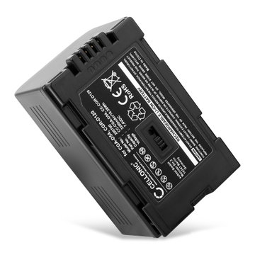 CGA-D54 CGR-D120 -D220 Batteri för Panasonic AG-DVX100 NV-GS11 NV-DS60 NV-GS1 NV-DS27 NV-DS29 NV-MX500 NV-DA1 NV-DS15, 2200mAh Kamera-ersättningsbatteri med lång batteritid