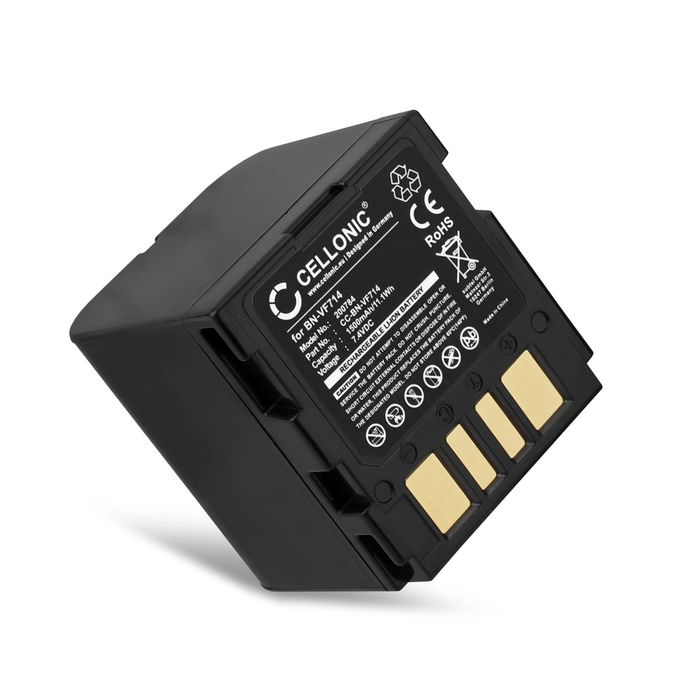 Batteri till JVC GZ-D240, GZ-D270, GZ-DF420, GR-D240, GR-D270, GR-D290, GR-DF420, GR-X5 BN-VF714 (1500mAh, 7.4V) från CELLONIC