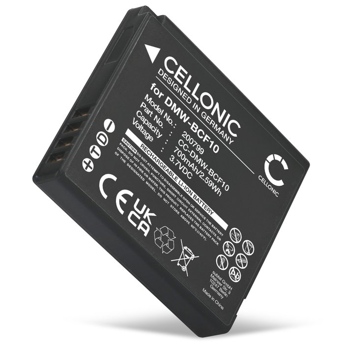 Batteri för Panasonic Lumix DMC-FS62 DMC-FS10 FS6 FS7 FS15 FS30 FS42 FS62 700mAh från CELLONIC