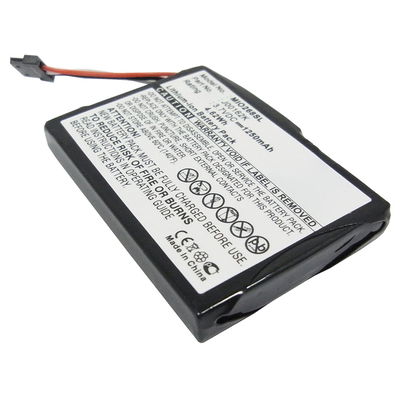 subtel BP-LP1230 GPS-batteri för Mitac Mio 138, Mio 268 Plus, 269 Plus, Mio C310 C510 C710, Mio Digiwalker 268 med 1250mAh 3.6V - 3.7V - navigatorbatteri med lång batteritid