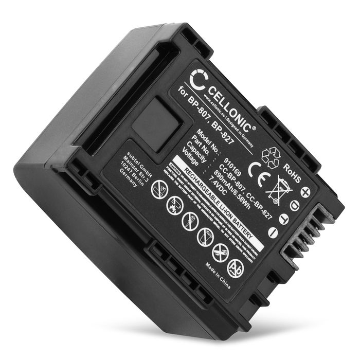 Canon LEGRIA HF200 890mAh Batteri från CELLONIC