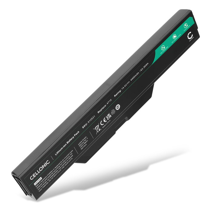 Batteri för HP ProBook 4710s, 4510s, 4720s, 4515s, HP ZZ06, ZZ08, ZZ09 14.4V 4400mAh från CELLONIC