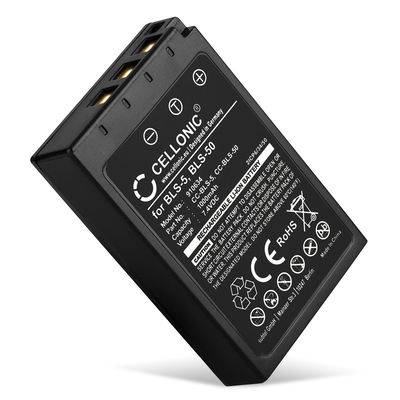 BLS-5 BLS-50 Batteri för Olympus OM-D E-M10 Mark II III E-M5 Mark III Pen E-PL9 E-PL1 PL10 PL2 PL3 PL5 E-PL6 E-PL7 E-PL8 E-P3 E-PM1 systemkamera / digitalkamera med hög kapacitet om 1000mAh för lång batteritid - kamerabatteri / ersättningsbatteri för Olym