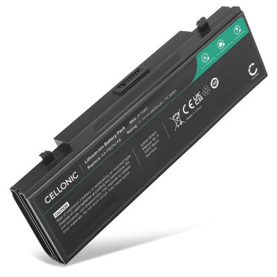 Batteri för Samsung M60, P50 Pro, E172, Q70, NP-Q70, R39, R39 Plus, NP-R39, R620, NP-R620E, R510, R510, NP-R510, R420, AA-PB2NC6B 11.1V 6600mAh från CELLONIC