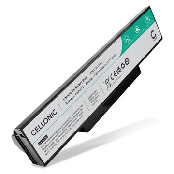 Batteri för ASUS X73S, X72J, X72D, A73S, K73S, K73SV, N73J, ASUS A32-K72 10.8V 6600mAh från CELLONIC