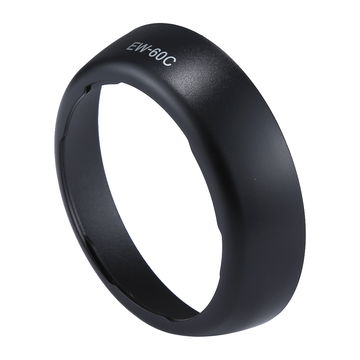 EW-60C Kamera Motljusskydd för Canon EF-S 18-55mm 1:3.5-5.6 III, 18-55mm 1:3.5-5.6 IS II, EF 28-80mm 1:3.5-5.6 II, 28-90mm 1:4-5.6 II – Plast bajonett cylinder / rund / tub Motljusskydd från CELLONIC