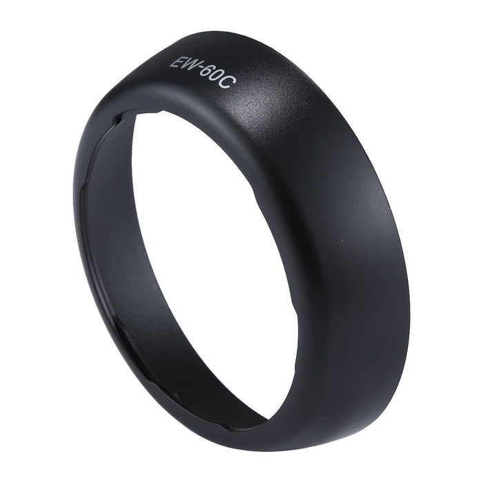 EW-60C Kamera Motljusskydd för Canon EF-S 18-55mm 1:3.5-5.6 III, 18-55mm 1:3.5-5.6 IS II, EF 28-80mm 1:3.5-5.6 II, 28-90mm 1:4-5.6 II – Plast bajonett cylinder / rund / tub Motljusskydd från CELLONIC