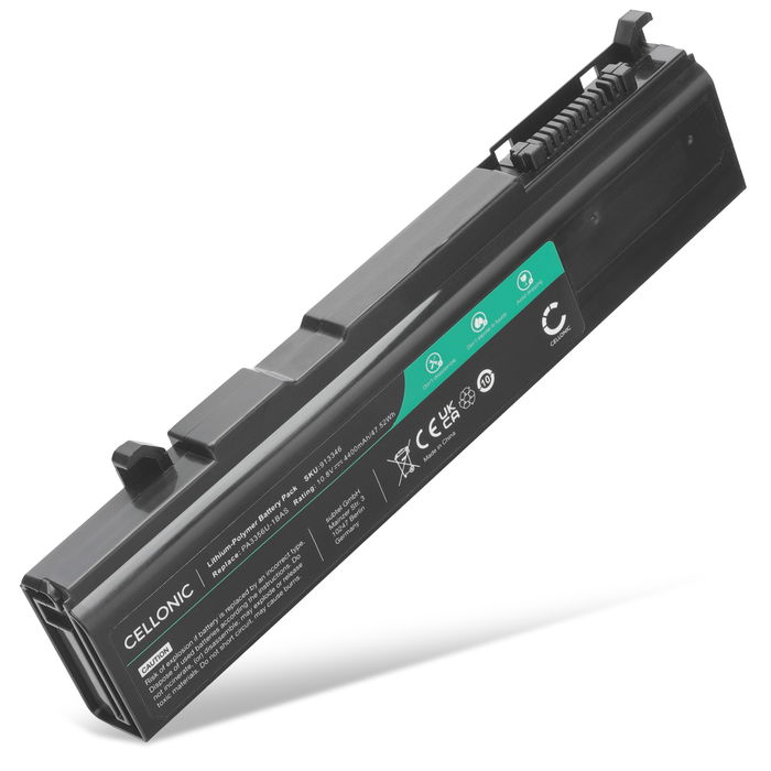 Batteri för Toshiba Tecra A9, M10, A10, M5, P10, S4, A2, Satellite A50, Pro U200, Pro S300, PA3356U, PABAS071, PABAS105 10.8V 4400mAh från CELLONIC