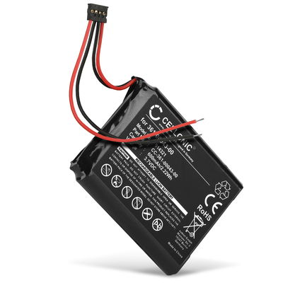 CELLONIC 361-0043-00 361-0043-01 GPS-batteri för Garmin Edge 820, 520, 500, 205, 200 / Edge Explore 820 med 600mAh - navigatorbatteri med lång batteritid