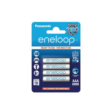 Uppladdningsbara batterier AAA  Panasonic eneloop BK-4MCCE 4x AAA / Micro / R03 / LR03 / HR03