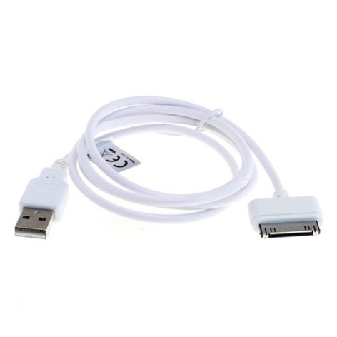 30 Pin Dock Connector to USB A Data Cable 1m for Apple iPod 3 Gen. - A1040, 4 Gen. (Photo) - A1099 from subtel