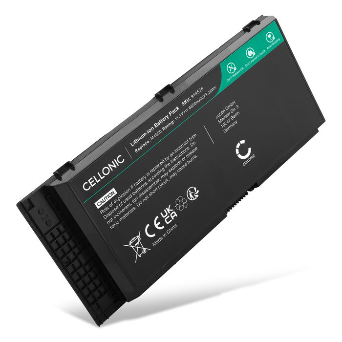 Dell Precision M4700 batteri - 6600mAh från subtel