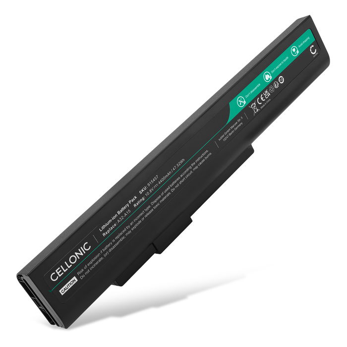 Batteri för Medion Akoya P6634, P6637, P7816, P7621, P6815, E7221, Erazer X6815, X6816, FPCBP344 10.8V 4400mAh från CELLONIC