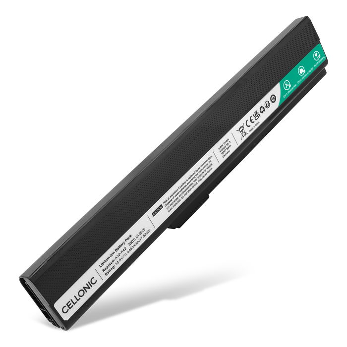 ASUS A32-K52 (10.8V) batteri - 4400mAh från subtel