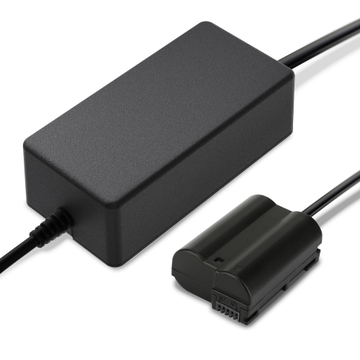 Köp för 3 års garanti - Batteridummy / Nätdel för Nikon D7200 systemkamera med lång strömförsörjning och ca. 3,5m laddsladd