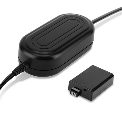 Strömförsörjning för Canon EOS 1000D, 450D, 500D, EOS Rebel T1i, Rebel XS, Rebel Xsi (CA-PS700 + DR-E5) AC-adapter ACK-E5 DC-koppling – Batteri-Dummy / Nätdel från subtel