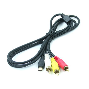 RCA Cable for Sony HDR-PJ410 HDR-PJ620 -PJ650, HDR-PJ530, HDR-CX405 HDR-CX240, HDR-MV1, HDR-AS200V -AS20, HDR-GW55, FDR-AX53 FDR-AX33 FDR-AX100, FDR-X1000V, DSC-RX10, TV, DVD, Blu-Ray, Camera, Console - 1.5m AV Cord, RCA Connector, Audio Visual Composite 