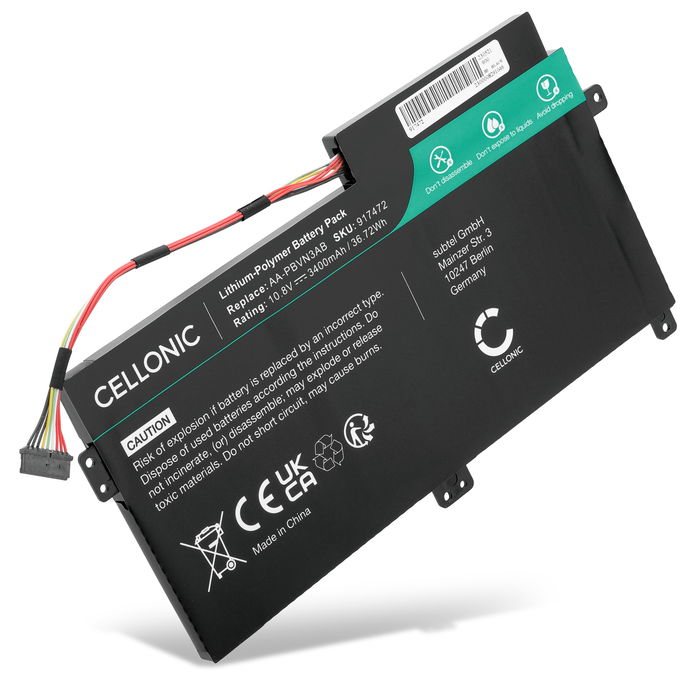 Samsung NP370R5E batteri - 3400mAh från subtel