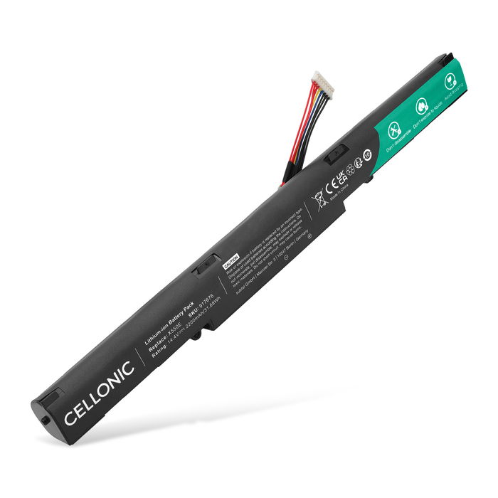 Batteri för ASUS R752L, R751L, F750J, X750LN, X750J, R751J, X751MA, F751YI 14.4V 2200mAh från CELLONIC