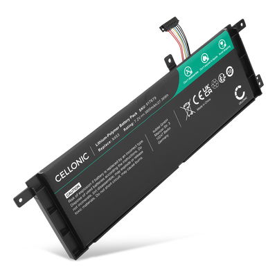 Batteri för ASUS F553M, X553M, R515M, X553MA, R413M, X453M, F553MA, F453M, F552CL 7.2V 3800mAh från CELLONIC