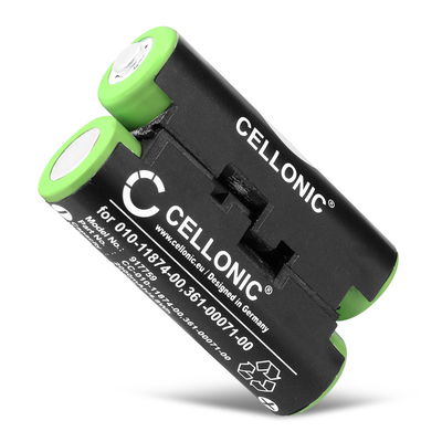 CELLONIC 010-11874-00 361-00071-00 GPS-batteri för Garmin Striker 4 Oregon 600 600t, 650 650t 700 750 750t GPSMAP 64s Alpha 50 Atemos 50 Astro 430 320 med 2000mAh 2.4V - navigatorbatteri med lång batteritid