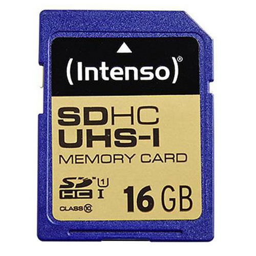 Intenso SD kort / minneskort 16GB Class 10 / UHS-I