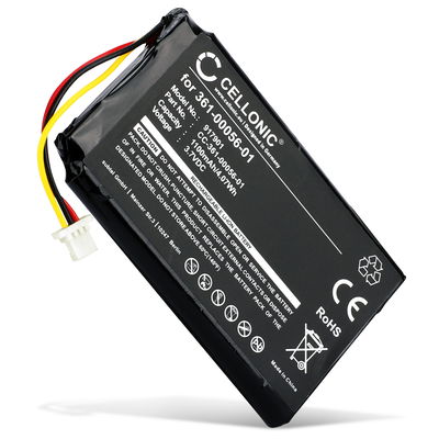 CELLONIC 361-00056-01 GPS-batteri för Garmin Nüvi 42, Nüvi 53, Nüvi 65, Nüvi 2689, Nüvi 2699, Nüvi 2799 / 010-01211-01 med 1100mAh 3.6V - 3.7V - navigatorbatteri med lång batteritid