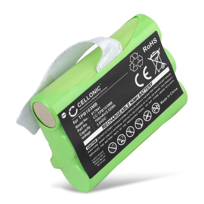 Topcom Twintalker 3700 Batteri - 700mAh ersättningsbatteri från subtel