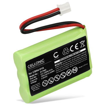 Batteri för Motorola MBP36; MBP36PU; Graco A3940; iMonitor Vibe (700mAh, 3.6V) från subtel