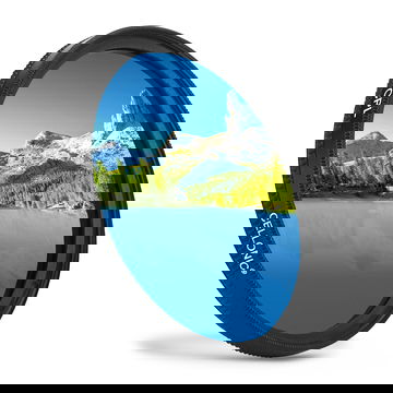 CPL-filter för Ø 46mm objektiv med 46mm filtergänga - cirkulärt polariseringsfilter / polarisationsfilter / polfilter / objektivfilter