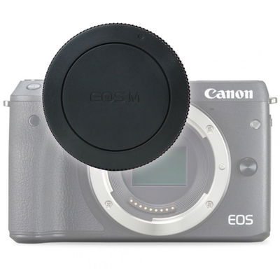 Kameralock / Body cap för Canon EF-M Mount (EOS M, EOS M3, EOS M5, EOS M6, EOS M10 - RF-4) systemkamera - Bajonett linsskydd / skyddskåpa / EOS EF-M Mount cover - effektivt skydd mot smuts för ditt kamerahus