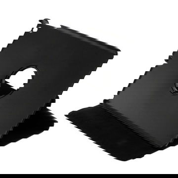 Universellt 360°graders tabletfodral för bl.a. iPad Air 1 / iPad 5 / iPad 6 surfplatta - svart Konstläder roterbart skyddsskal - tablet flipcase med integrerat stativ