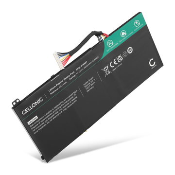 Batteri för Acer Aspire V15 Nitro, VN7-793G, VN7-571G, VN7-591G, Spin 3 SP314-51, AC14A8L 11.4V 3800mAh från CELLONIC
