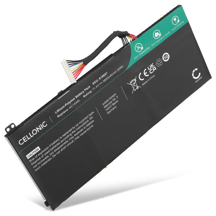 Acer Aspire Nitro VN7-571G-52TE batteri - 3800mAh från subtel