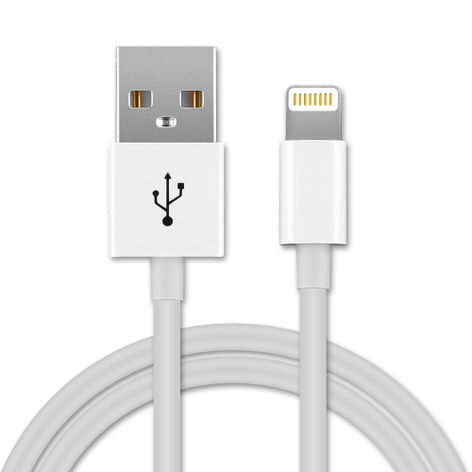 Datakabel Lightning 8 Pin till USB A, 1m Apple iPod Touch 7, 5 Gen. - A1421, 5 Gen. - A1509 – subtel