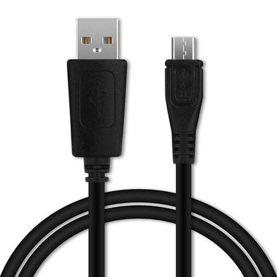 USB-kabel / datakabel för Philips Muse / Azure / DPM6000, DVT2710, DVT1110, DVT6010 mp3-spelare- 1m 1A USB-sladd PVC Datakabel svart - MP3 player data cable