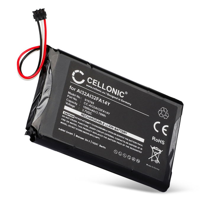 Garmin Nüvi 2599LMT-D 1000mAh Batteri från CELLONIC