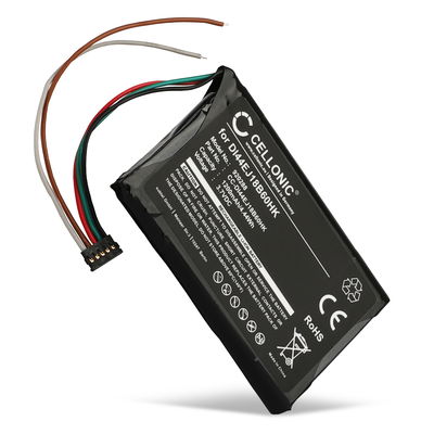 Ersättningsbatteri från CELLONIC - optimerat för Garmin DI44EJ18B60HK, DJ39EK07D02AS, DJ39EJ47D0094, 361-00035-06, 361-00035-15 batteri - GPS-batteri för Garmin Edge 1000 (010-01161-00) / Edge Explore 1000 med 1200mAh - navigatorbatteri med lång batteriti