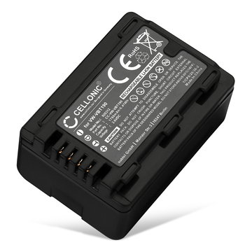 Ersättningsbatteri VW-VBK180, VW-VBL090, VW-VBT190, VW-VBY100 - Batteri / kamerabatteri för Panasonic HC-V180 V10 V100 V160 V270 V380 V500 V777 V800 HC-VXF990 HC-VX980 HC-W580 HDC-SD40 kamera - 1780mAh kapacitet för lång batteritid