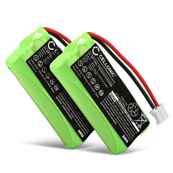 2x Siemens V30145-K1310-X383 Batteri - 700mAh ersättningsbatteri från CELLONIC