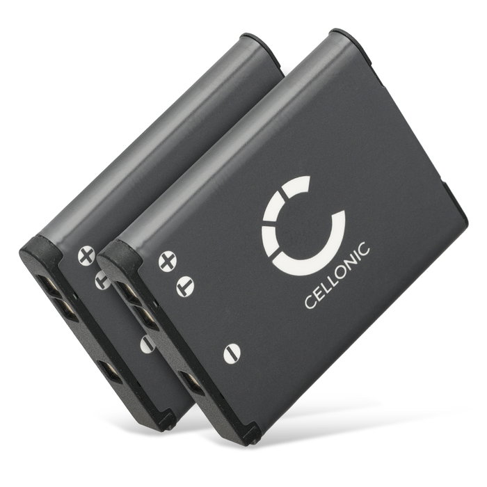 2x EN-EL19 NP-BJ1 Batteri för Nikon CoolPix S33 S32 S2500 S3100 S3300 S3500 S3700 S4200 S4300 S5300 S6800 S6900 S7000 CoolPix W100 CoolPix A300 A100 Sony DSC-RX0, 700mAh Kamera-ersättningsbatteri med lång batteritid